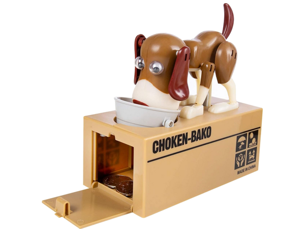 Kiaulių taupyklė šuo valgo monetas interaktyvus automatas seifas didelis