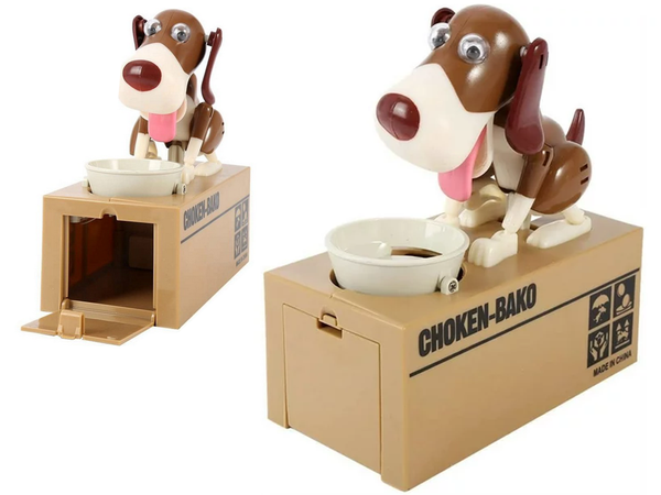 Kiaulių taupyklė šuo valgo monetas interaktyvus automatas seifas didelis