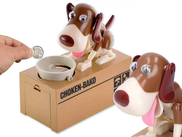 Kiaulių taupyklė šuo valgo monetas interaktyvus automatas seifas didelis