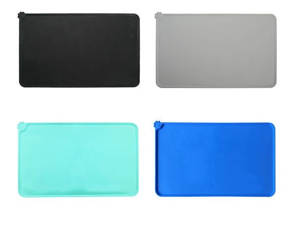 Vandeniui atsparus silikoninis neslystantis šunų ir kačių dubenėlio kilimėlis