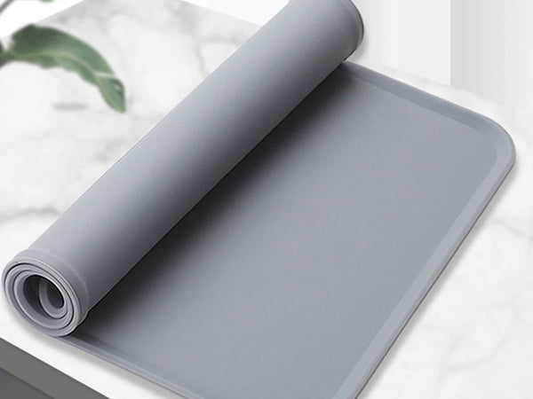 Vandeniui atsparus silikoninis neslystantis šunų ir kačių dubenėlio kilimėlis