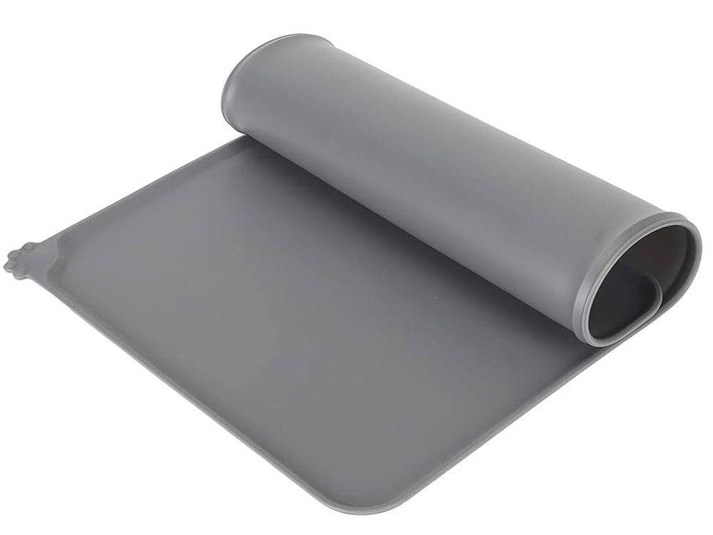 Vandeniui atsparus silikoninis neslystantis šunų ir kačių dubenėlio kilimėlis