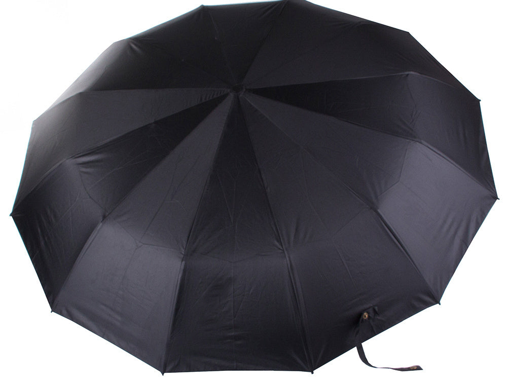 Skėtis sulankstomas skėtis automatinis juodas unisex elegantiškas didelis padorus