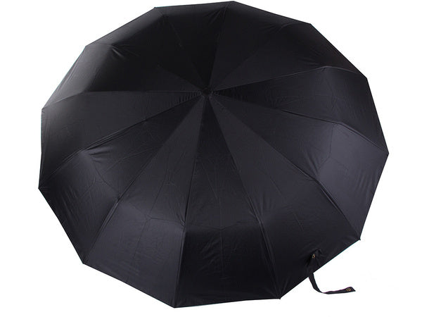 Skėtis sulankstomas skėtis automatinis juodas unisex elegantiškas didelis padorus