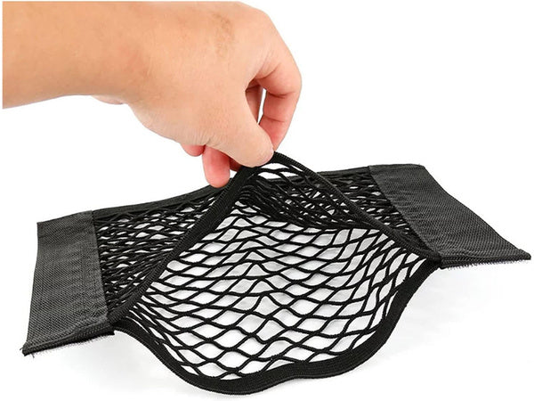 Rankenų organizatorius tinklinis krepšys su velcro užsegimu automobilio bagažinei 30x25