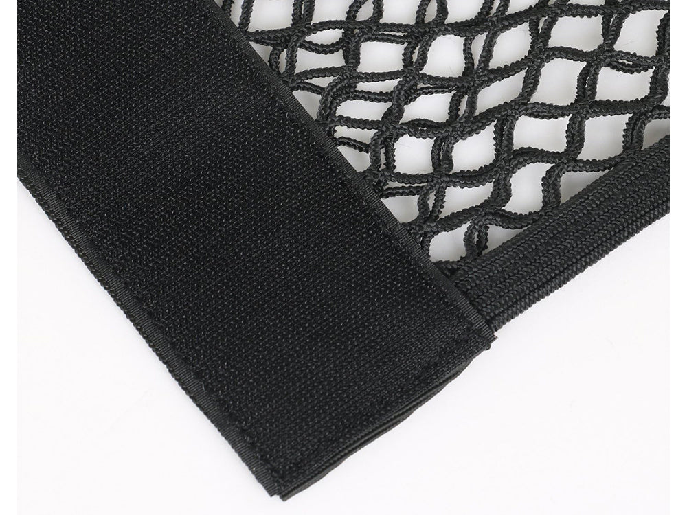 Rankenų organizatorius tinklinis krepšys su velcro užsegimu automobilio bagažinei 30x25