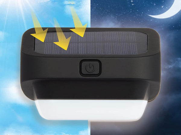 Saulės sodo vadovaujama šviesa rgb laiptų terasos tvorai sutemų jutiklis