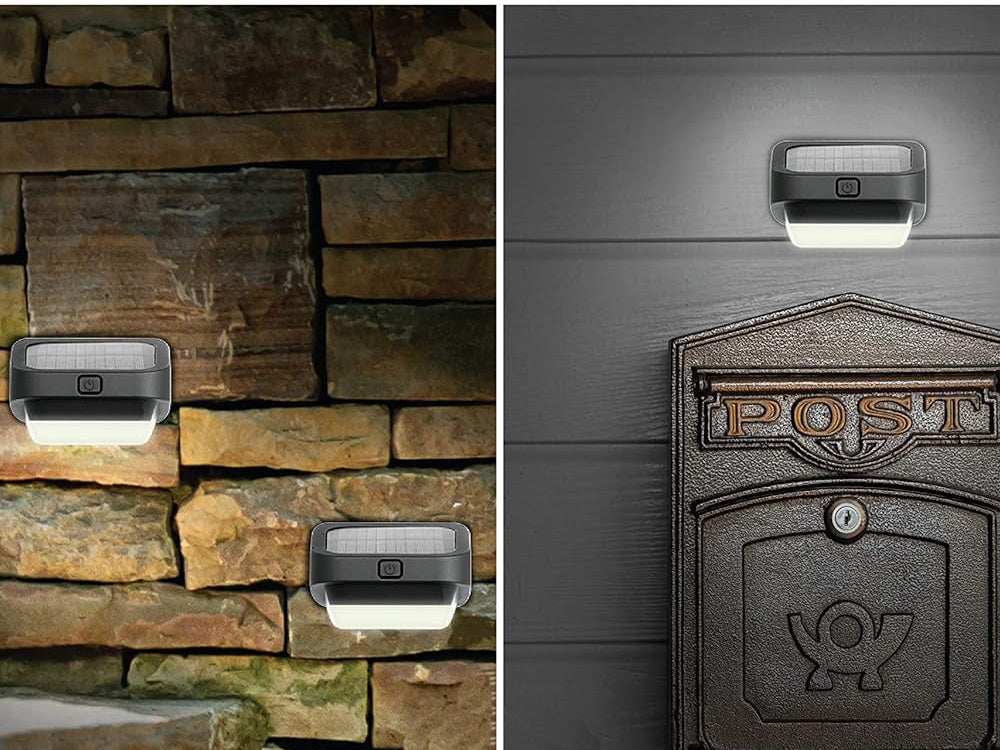 Saulės sodo vadovaujama šviesa rgb laiptų terasos tvorai sutemų jutiklis