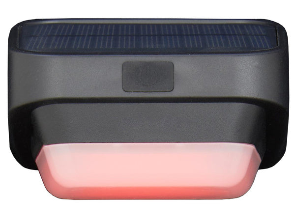 Saulės sodo vadovaujama šviesa rgb laiptų terasos tvorai sutemų jutiklis