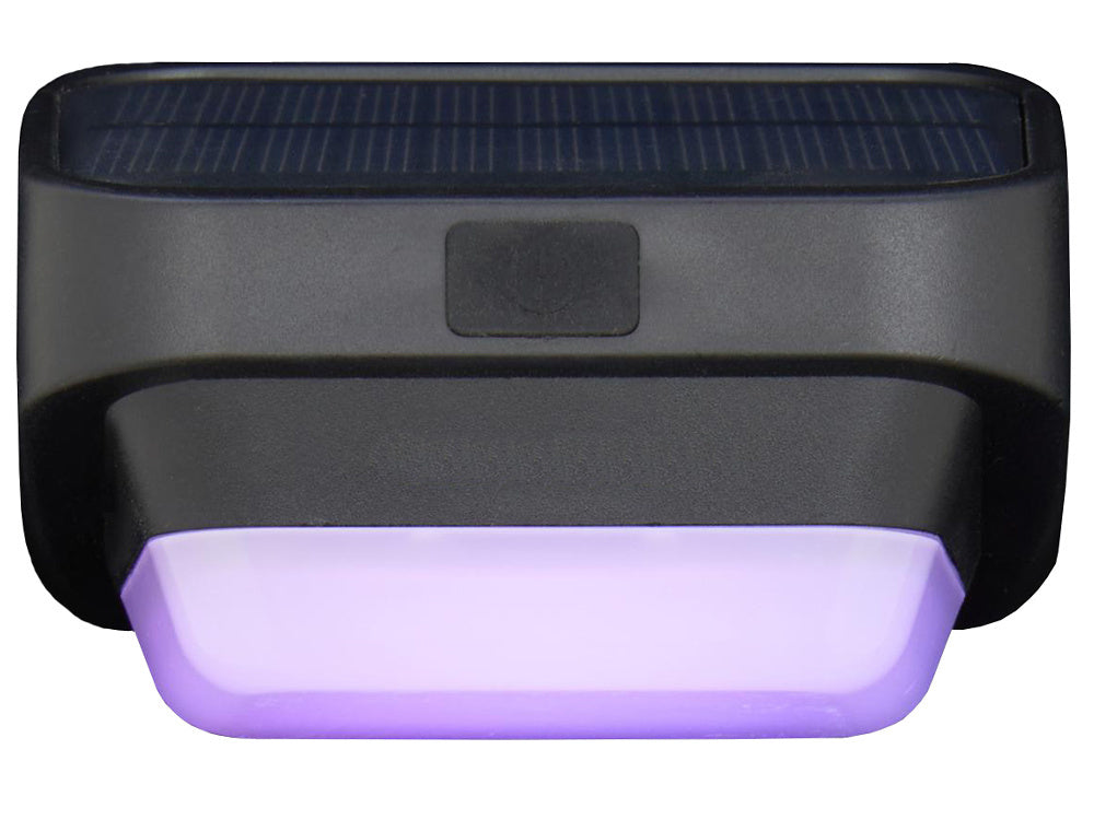 Saulės sodo vadovaujama šviesa rgb laiptų terasos tvorai sutemų jutiklis