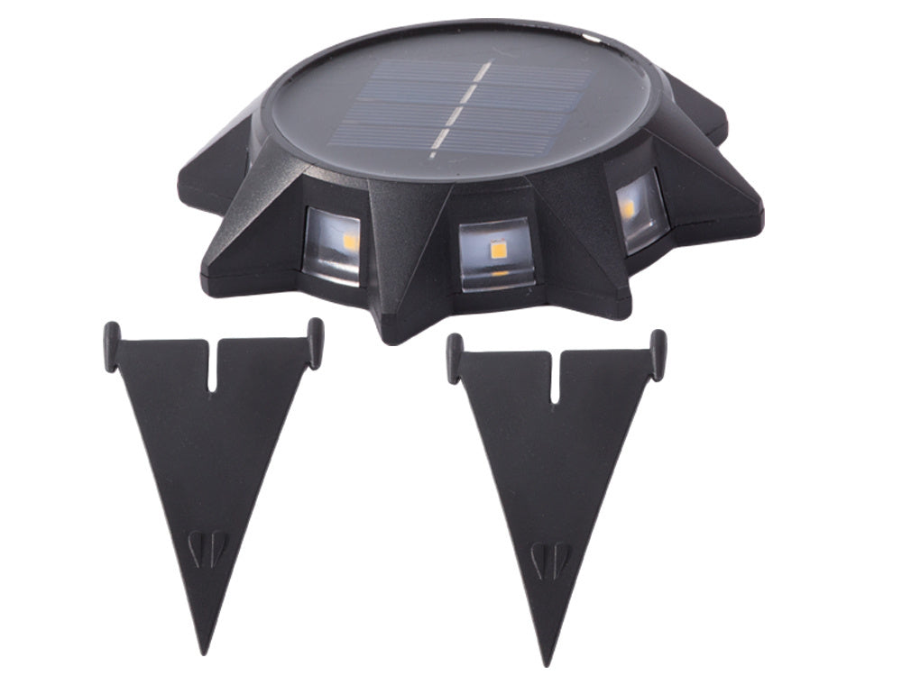 Sodo lempa saulės baterija žemės lempa su sutemų jutikliu, varoma