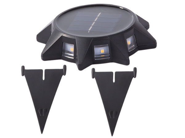 Sodo lempa saulės baterija žemės lempa su sutemų jutikliu, varoma