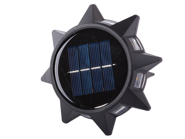 Sodo lempa saulės baterija žemės lempa su sutemų jutikliu, varoma