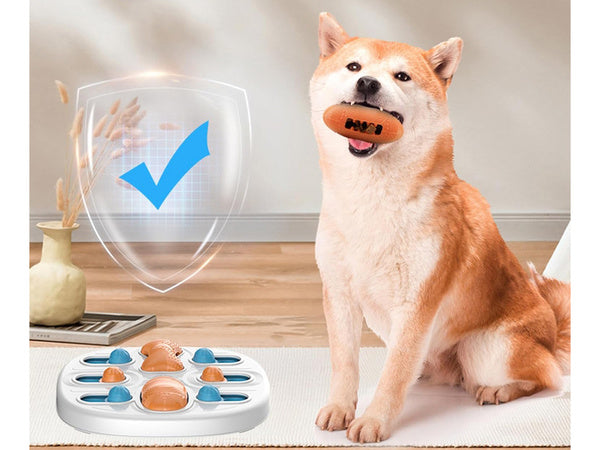 Edukacinis šunų žaislas loginis žaidimas su skanėstais uoslės kramtomasis žaislas