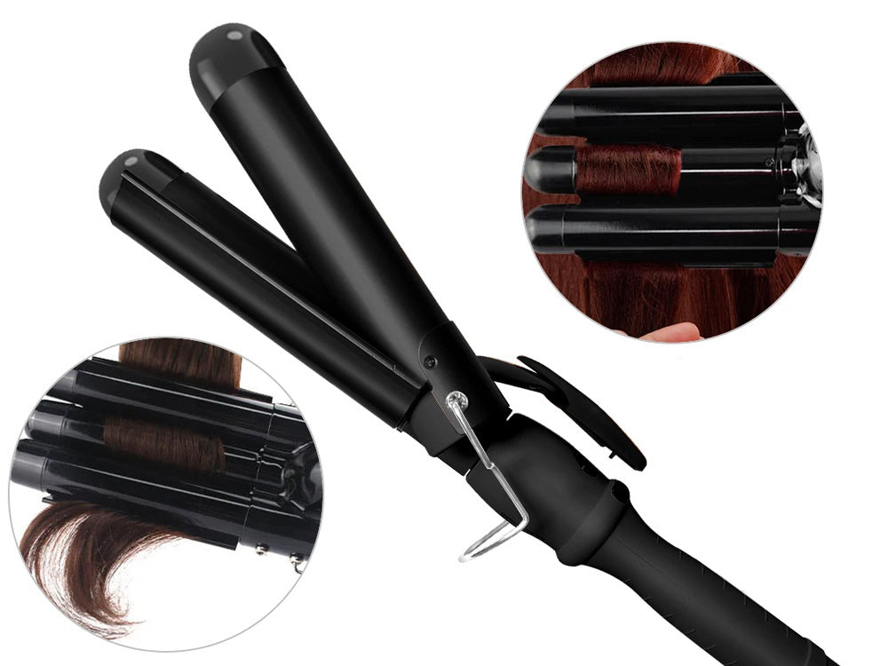 Plaukų bangos garbanojimo geležis garbanojimo geležis bangos garbanos keramika