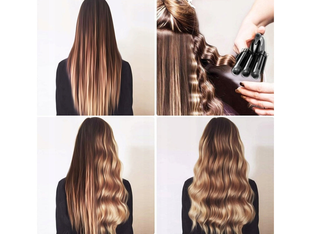 Plaukų bangos garbanojimo geležis garbanojimo geležis bangos garbanos keramika