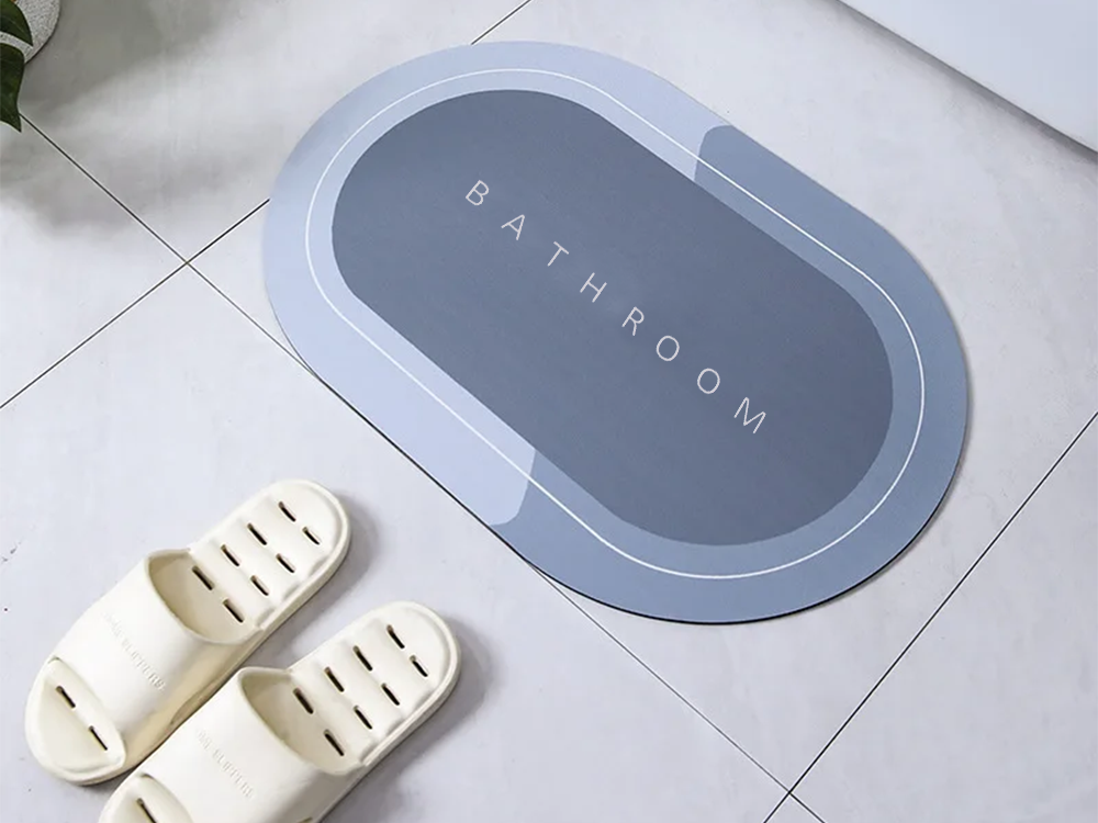 Vonios kilimėlis greitai džiūstantis absorbentas neslidus vonios kilimas wc