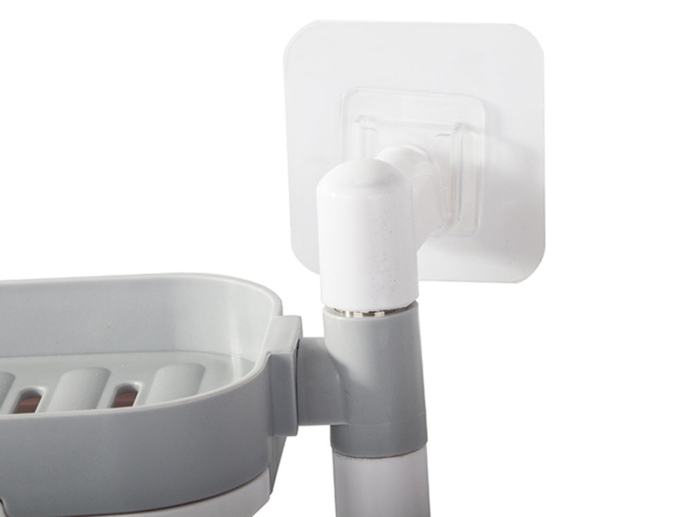 Sieninis muilinės rankšluosčių laikiklis su siurbtukais