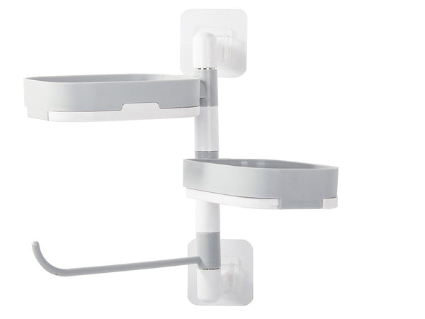 Sieninis muilinės rankšluosčių laikiklis su siurbtukais