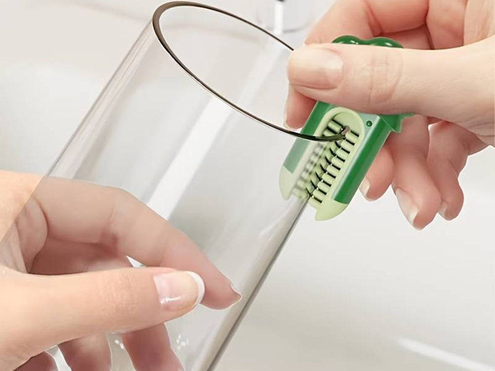 Šepetys kempinė buteliams plauti stiklainiai stiklainiai ilgas ploviklis su kempine