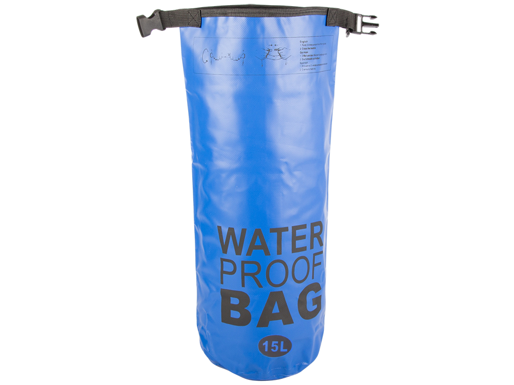 Baidarės vandeniui atsparus krepšys žygių kuprinė 15l