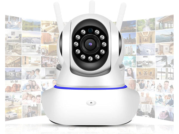 Ip kamera wifi elektroninė auklė sukamasis garsas vidaus judesio jutiklis