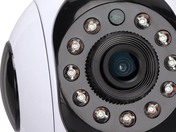 Ip kamera wifi elektroninė auklė sukamasis garsas vidaus judesio jutiklis