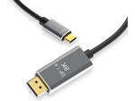 Displayport usb typ-c 1.4 video audio usb-c 8k 4k 2k kabelis 1,8 m