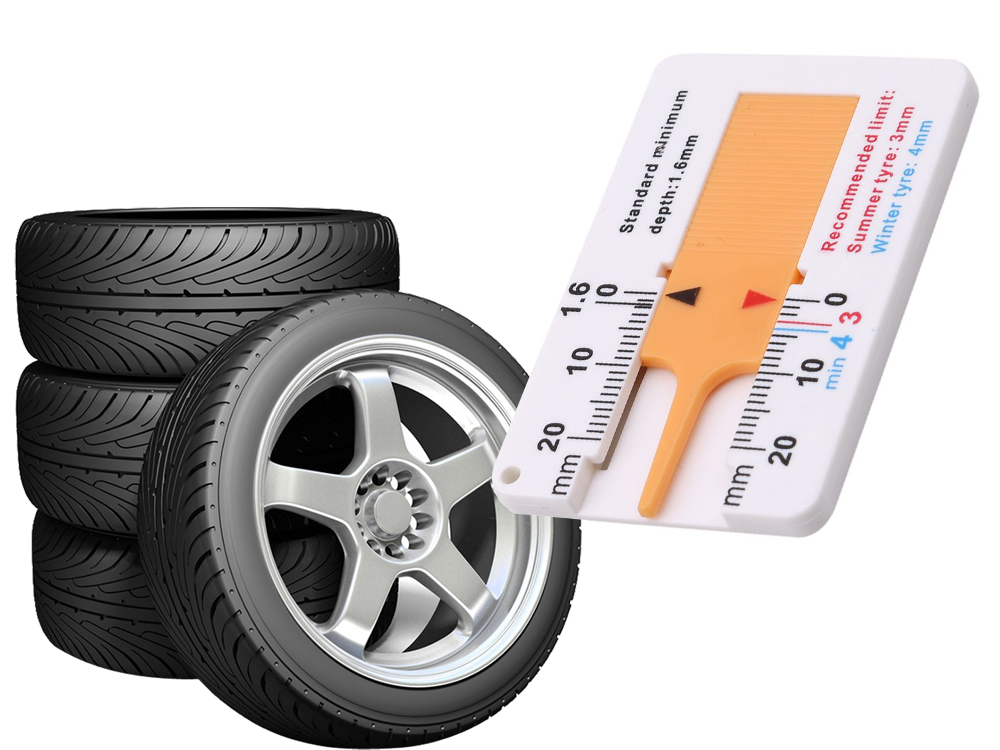 Padangų nusidėvėjimo indikatorius protektoriaus gylio matuoklis