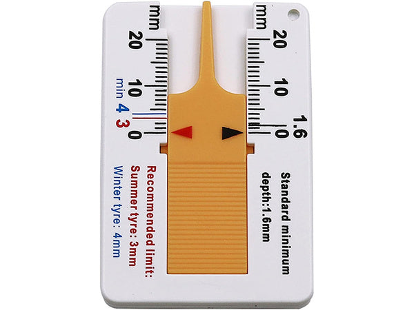 Padangų nusidėvėjimo indikatorius protektoriaus gylio matuoklis