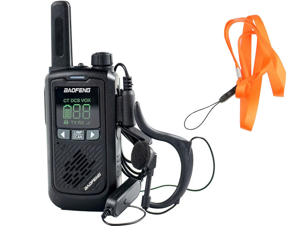 Walkie talkie baofeng bf-t17 radiotelefono rinkinys talkeris 2vnt.