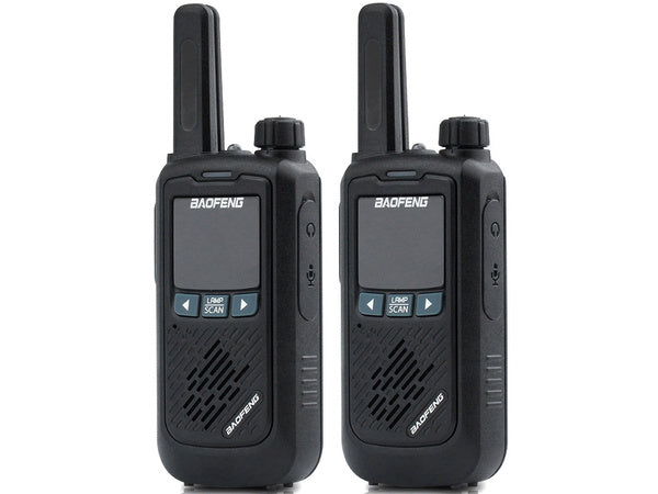 Walkie talkie baofeng bf-t17 radiotelefono rinkinys talkeris 2vnt.