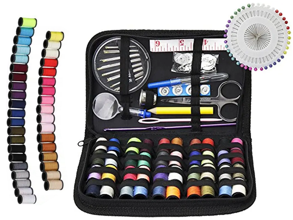 Siuvimo rinkinys siuvimo rinkinys adatos siūlų smeigtukai dideli nėrimo kabliukai