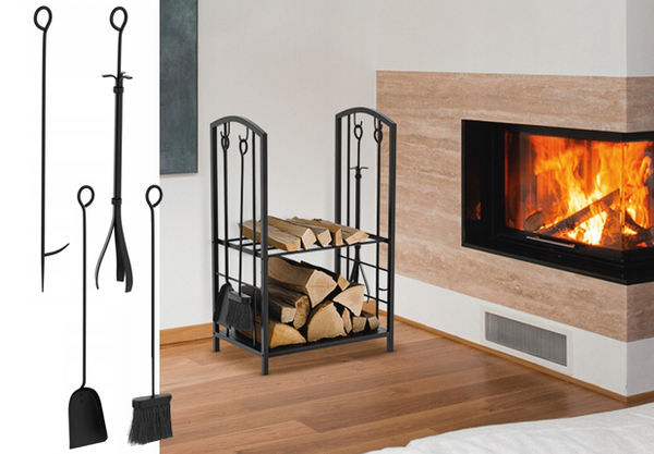 Malkų lentyna malkų priedai malkų priedai pokerio šlavimo mašina