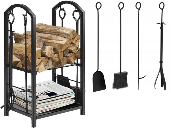 Malkų lentyna malkų priedai malkų priedai pokerio šlavimo mašina