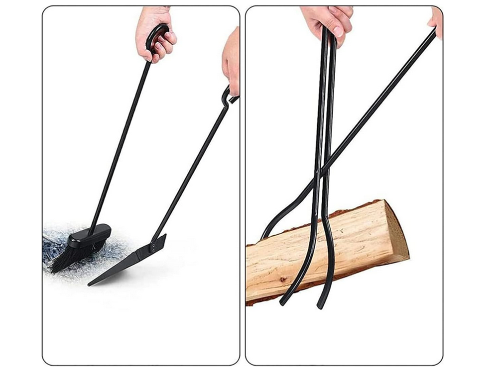 Malkų lentyna malkų priedai malkų priedai pokerio šlavimo mašina