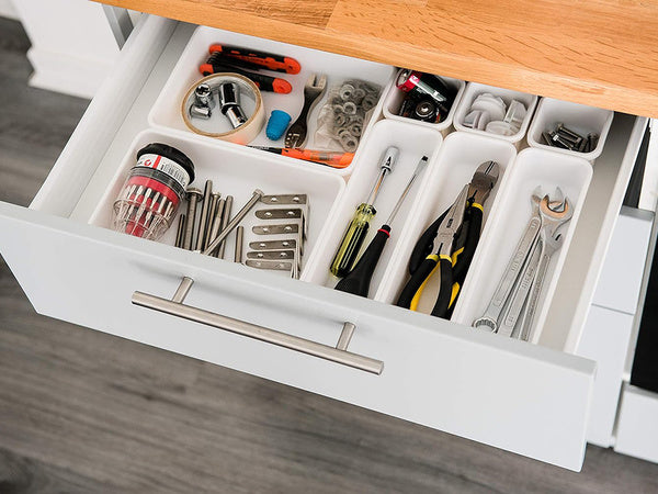 Virtuvės stalo įrankių organizatorius sulankstomas xxl modulinis konteineris