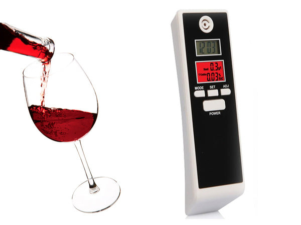 Alkotesteris be burnos kišeninis tikslus puslaidininkinis termometras