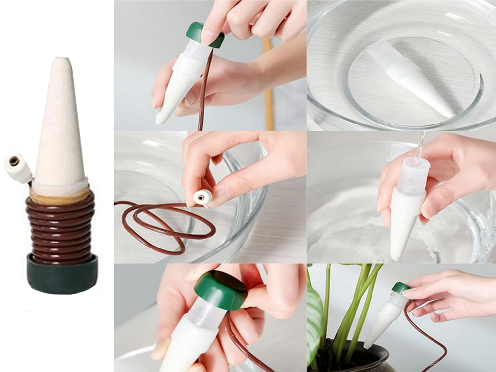 Gėlių vazonų drėkinimo sistema 2 x dozatorius