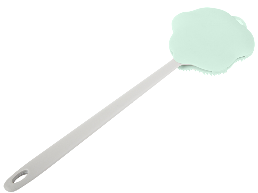 Nugaros kūno šepetys su rankena silikoninė plovimo kempinėlė, Žalia, Szín, Zöld