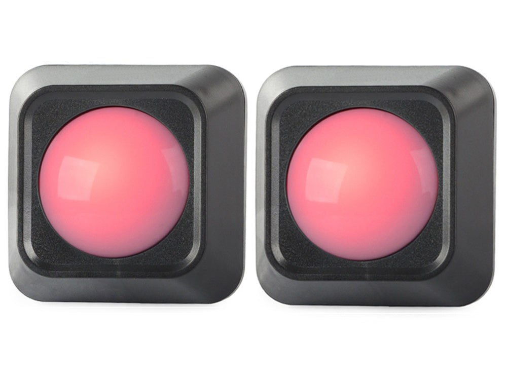 Belaidis rgb vadovaujama naktinė šviesa nuotolinio valdymo pultas 2 vnt., Juoda, Szín, Fekete