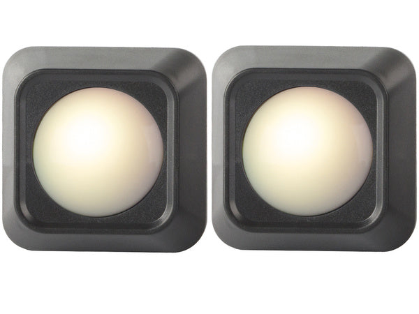 Belaidis rgb vadovaujama naktinė šviesa nuotolinio valdymo pultas 2 vnt., Juoda, Szín, Fekete