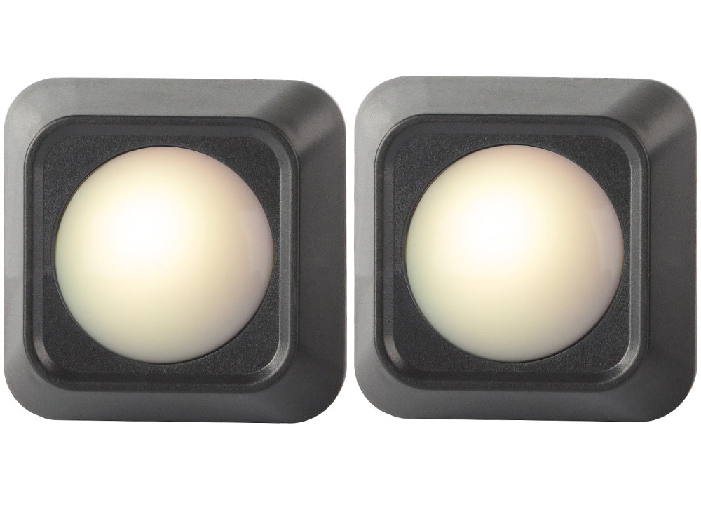 Belaidis rgb vadovaujama naktinė šviesa nuotolinio valdymo pultas 2 vnt., Juoda, Szín, Fekete