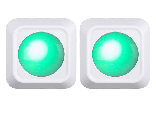 Belaidis rgb vadovaujama naktinė šviesa nuotolinio valdymo pultas 2 vnt., Baltas, Szín, Fehér