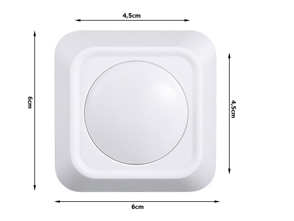 Belaidis rgb vadovaujama naktinė šviesa nuotolinio valdymo pultas 2 vnt., Baltas, Szín, Fehér