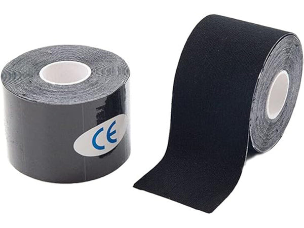 Kineziologinė juosta tejpy tejp plasters kinesiotaping sports pro 5m, Juoda, Szín, Fekete