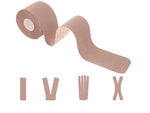 Kineziologinė juosta tejpy tejp plasters kinesiotaping sports pro 5m, Ruda, Szín, Barna