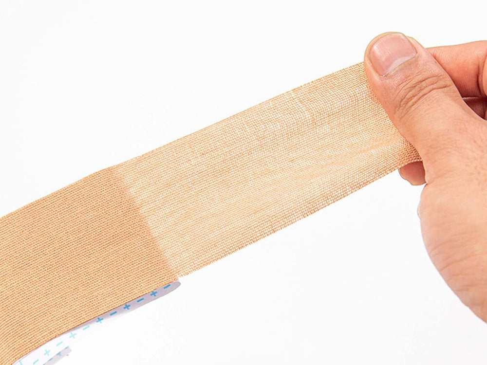 Kineziologinė juosta tejpy tejp plasters kinesiotaping sports pro 5m, Ruda, Szín, Barna