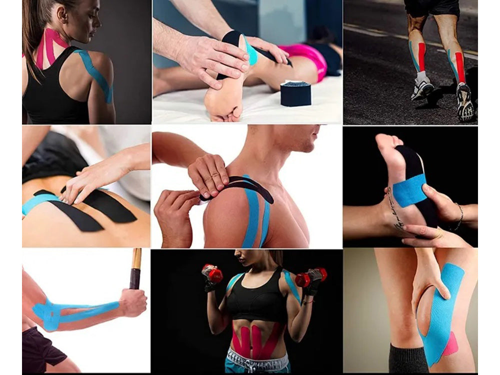 Kineziologinė juosta tejpy tejp plasters kinesiotaping sports pro 5m, Ruda, Szín, Barna
