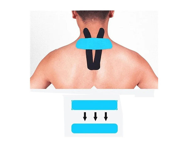 Kineziologinė juosta tejpy tejp plasters kinesiotaping sports pro 5m, Mėlyna, Szín, Kék